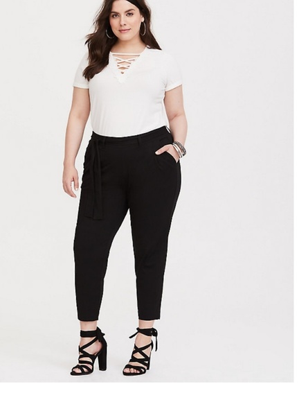 Black Strappy Lace-up Heel Sandals - Picture 4 of 6